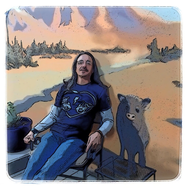 A self-portrait of Aldous Burbank.