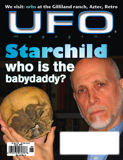 Cover of UFO Magazine #135.