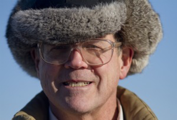 Peter Davenport in a Russian hat.