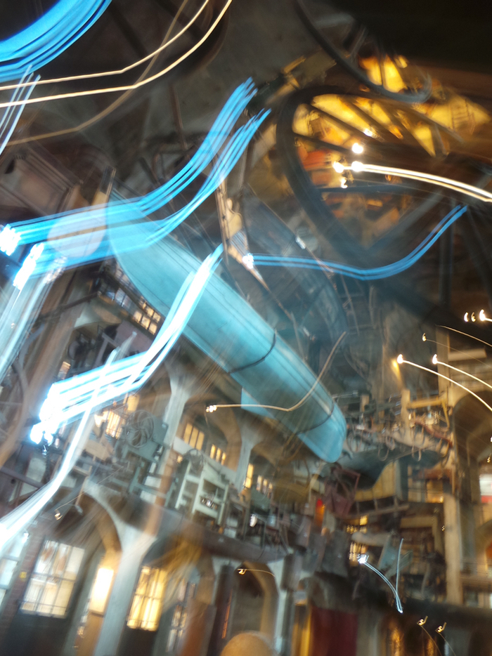 A double-exposure at the Mercer Museum. A double-exposure at the Mercer Museum.