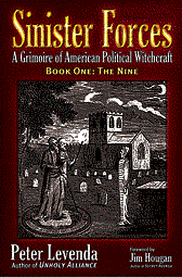 Covers of the Sinister Forces trilogy.